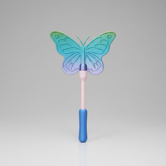 3D printed butterfly tap to pay wand that holds a contactless bank card