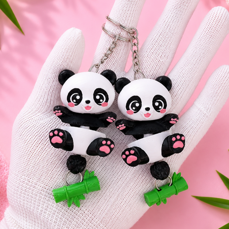 Pair of Flexi Baby Panda keychains