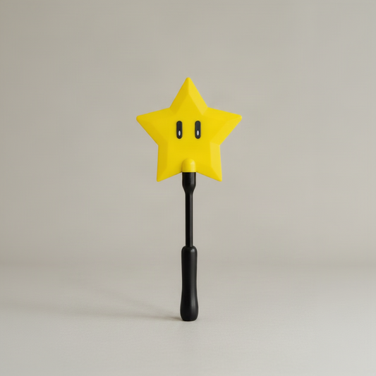 3D printed magic star tap to pay wand with a reinforced bank card slot
